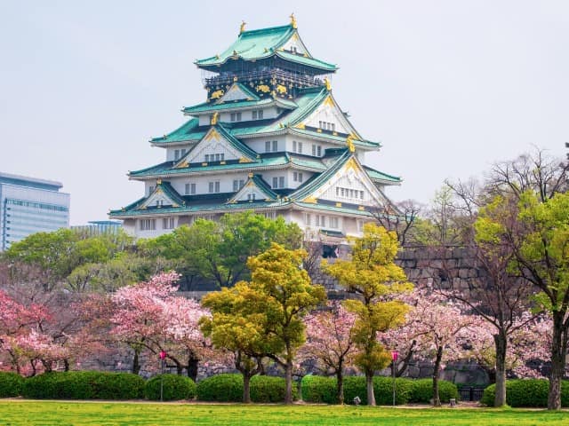 Castelo Osaka, Osaka, Viagem Japão